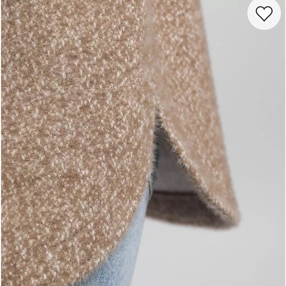 Z Supply Trucker Jacket Soft Beige Cozy Jacket - Picture 4 of 8